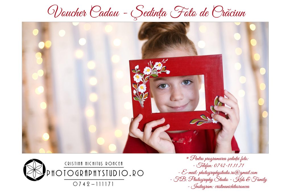 Voucher Cadou Şedinţa Foto de Crăciun (60min)